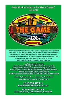 The Game - Trapped, Stripped, Stereotyped Show Program Santa Monica Playhouse