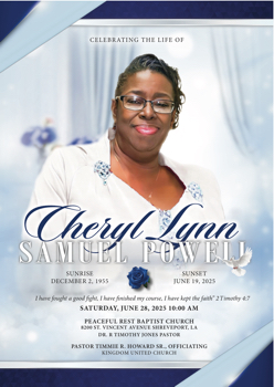 Cheryl Powell - Funeral Program