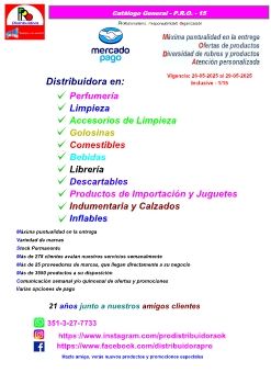 Catálogo General P.R.O. L15