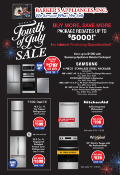 July4th 2025_Barker's Appliances Inc.